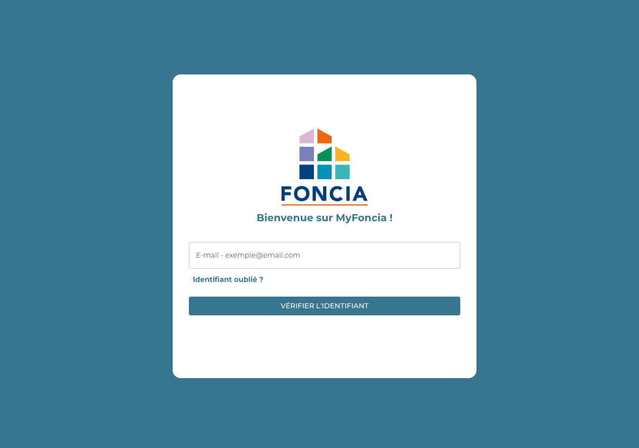 MyFoncia mon compte est responsive