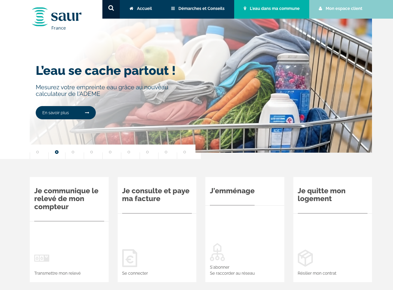 L'espace client Saur
